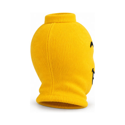 Back view of the BUCK GRIN knit balaclava